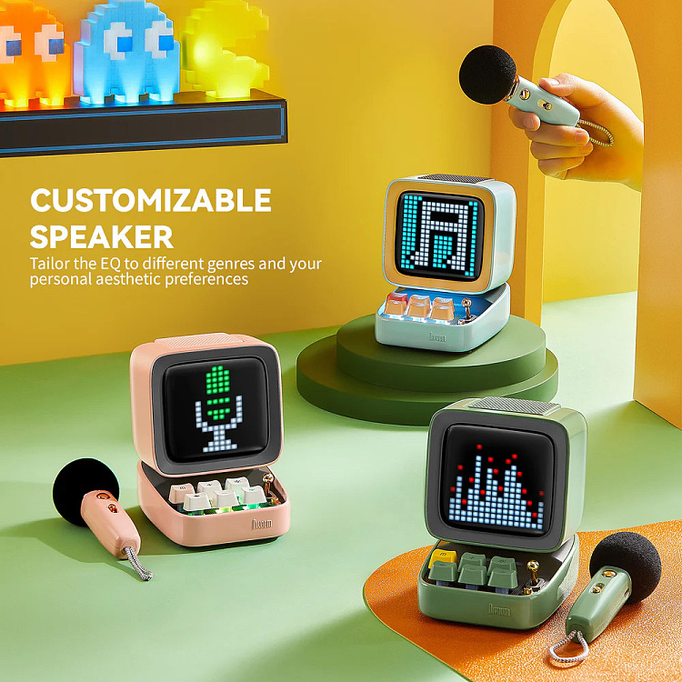 divoom-mini-karaoke-pixel-art-bluetooth-speaker-green-2