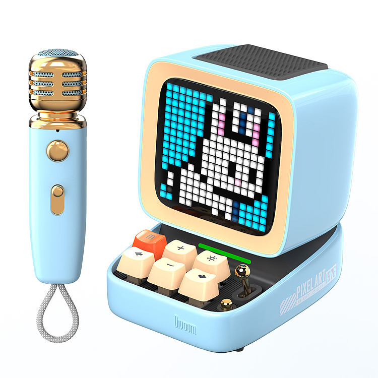 divoom-mini-karaoke-pixel-art-bluetooth-speaker-blue-1