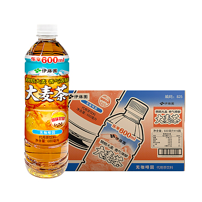 【整箱】伊藤园 无糖 大麦茶 600ml*15瓶/箱