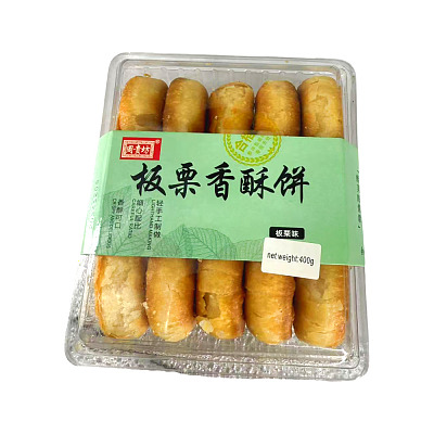 周贵坊 香酥饼 板栗味黑芝麻味随机发 400g