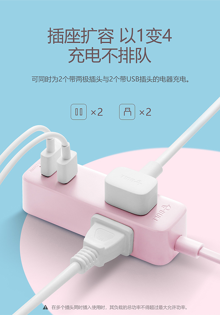 bulls-mini-two-hole-usb-socket-a120u15m-pink-6