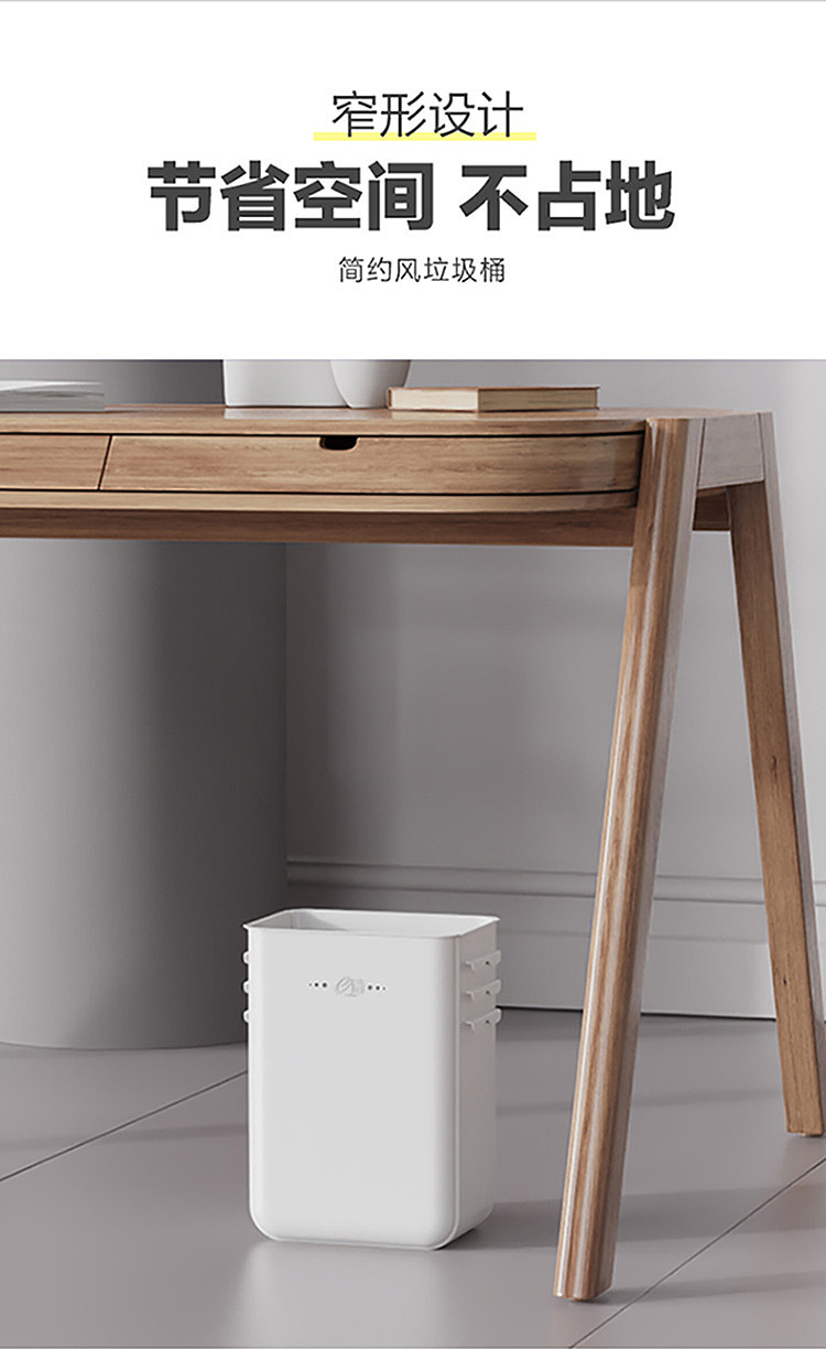 e-clean-wall-mounted-trash-can-lavender-purple-10l-5
