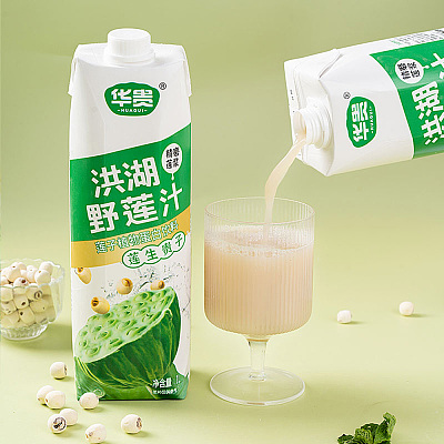 华贵 洪湖野莲子水 1L