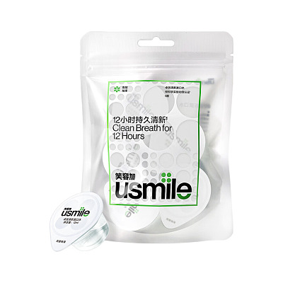 Usmile 卓效清新漱口水 雨醒柚果味 12ml*5颗