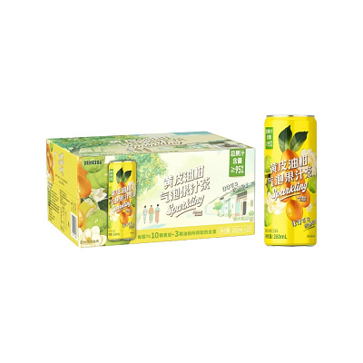 【全澳独家】山姆专供 Drinksba 黄皮油柑气泡果汁茶 260ml×20
