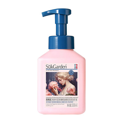 蔬果园 维多利亚玫瑰精油香氛泡泡洗手液 500ml