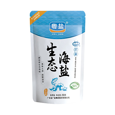 粤盐 未加碘生态海盐（食用盐） 250g