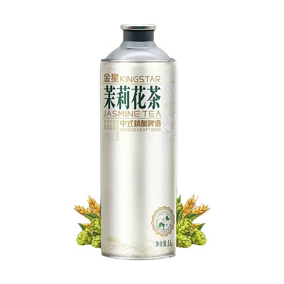 金星 中式精酿啤酒 茉莉花茶1L