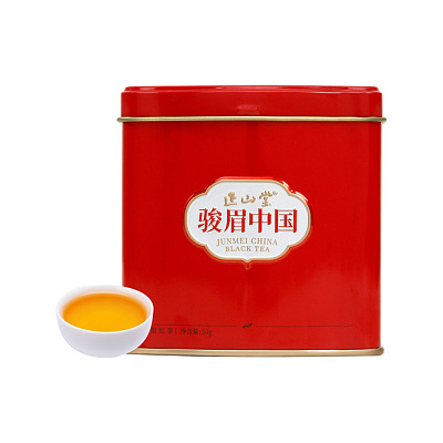 正山堂 骏眉中国 中国红特级骏眉红茶 方罐 50g