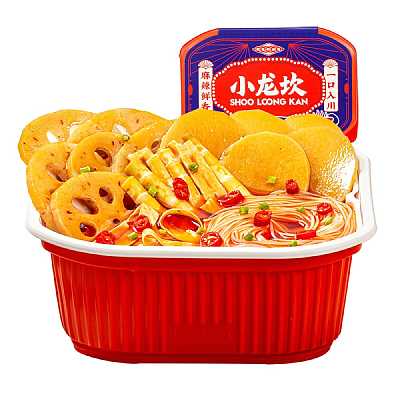 小龙坎 自热火锅 麻辣豆皮味 240g