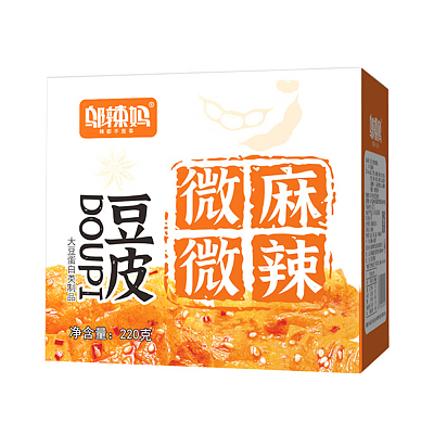 邬辣妈 豆皮 微麻微辣 220g