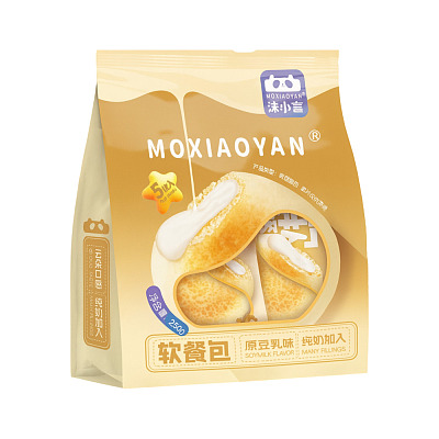 沫小言 软餐包 原豆乳味 250g