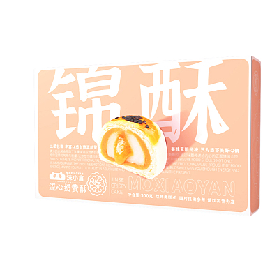 沫小言 流心奶黄酥 六枚入 300g