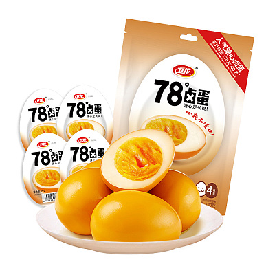 卫龙 78度 溏心卤蛋 4枚装 140g