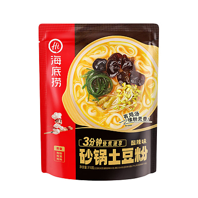 海底捞 砂锅土豆粉 袋装 酸辣味 310g