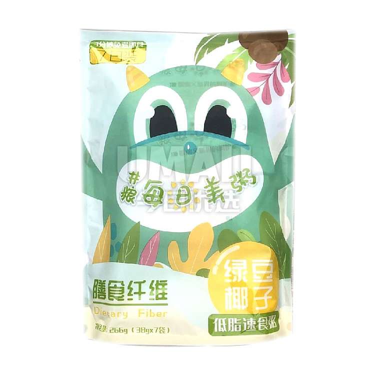 well-grain-daily-beauty-porridge-mung-bean-coconut-flavor-7-days-pack-266g-1
