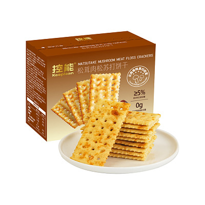 【全澳独家】Costco开市客(中国) 控能 松茸肉松风味苏打饼干 1.2千克