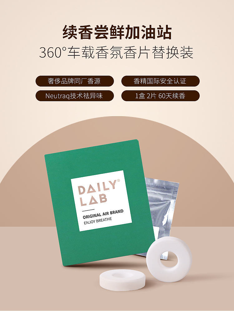 dailylab360-car-fragrance-tablet-refill-citrus-think-brew-tea-2-tablets-included-1