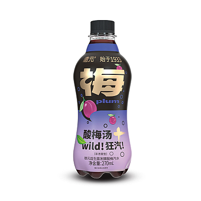 德元 酸梅汤  瓶装 270ml
