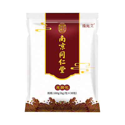 南京同仁堂 臻宛艾 泡脚包 6g*30 包