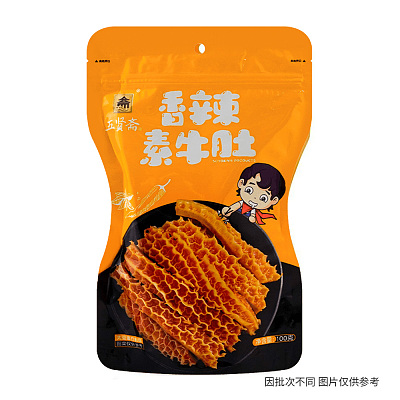 五贤斋 手撕素牛肚 香辣味 100g