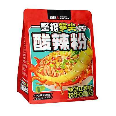 食族人 一整根笋尖酸辣粉 260g