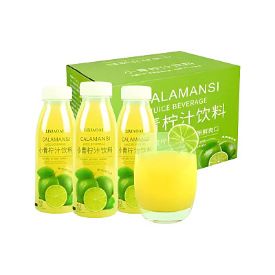 【整箱】山姆同款 李小艾 小青柠汁 300ml*12瓶