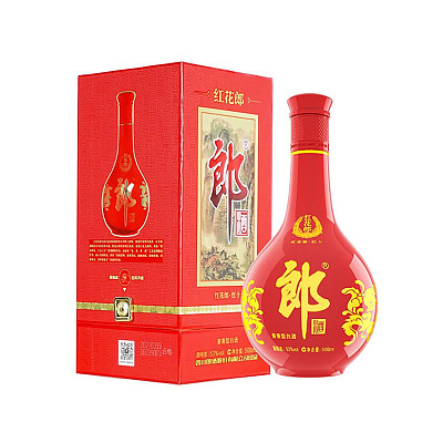郎酒 红花郎十年 酱香型白酒 53% 500ml