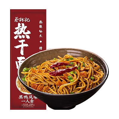 蔡林记 热干面 黑鸭味 150g