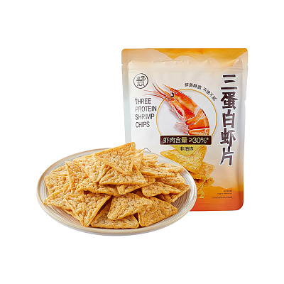 盒马 三蛋白虾片 108g