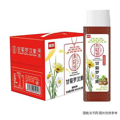 【整箱】椰泰小轻甘 甘菊罗汉果 380ml*15瓶/箱
