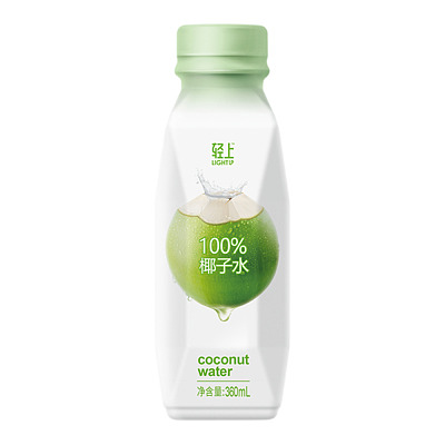 轻上 100%椰子水 360ml