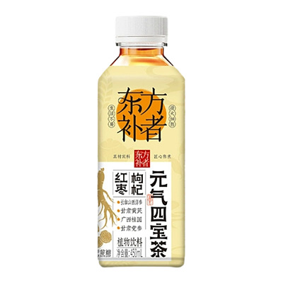 轻上 东方补者 红枣枸杞元气四宝茶 450ml