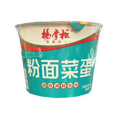 杨掌柜 粉面菜蛋 藤椒沸腾鱼味 196g