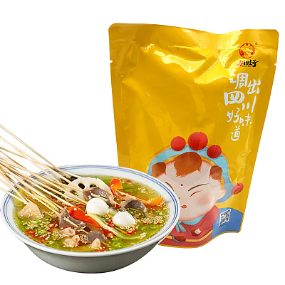 川娃子 藤椒钵钵鸡调味料 180g*2包/袋
