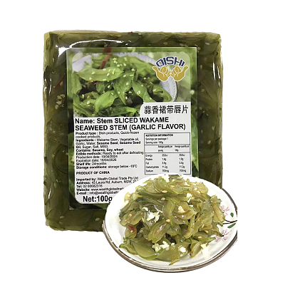 【冻】Oishi Food 蒜香裙带唇片 约100g