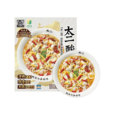 【冻】太二 酸菜鱼 单人份 黑鱼版 816g