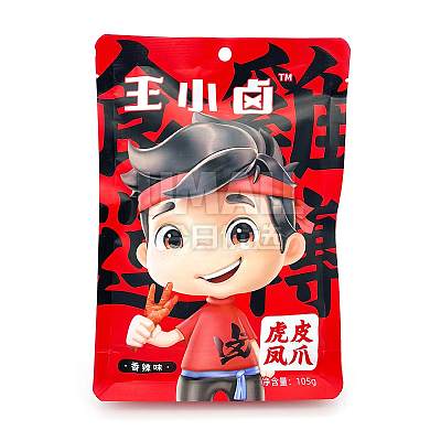 王小卤 虎皮凤爪 香辣味 105g