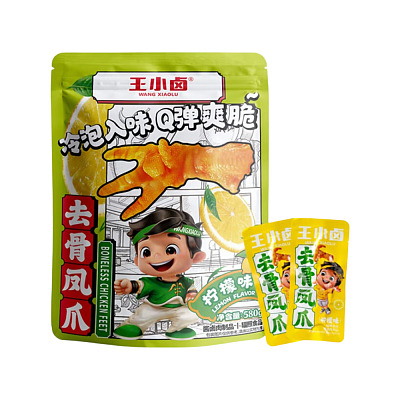 【全澳独家】Costco开市客(中国) 王小卤 去骨凤爪 柠檬味 580克