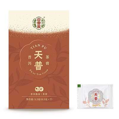 云普发 天普普洱茶膏便携装 0.5g*7袋