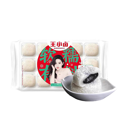 王小卤 雪媚娘球 黑芝麻味 468g