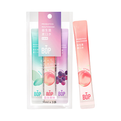 BOP 益生菌漱口水 3条混合装