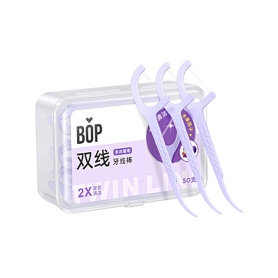 BOP 双线牙线棒 多肉葡萄 50支