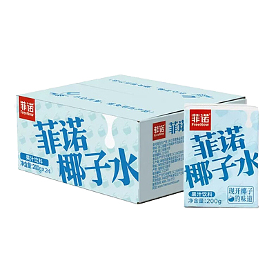 【整箱】菲诺 厚椰乳 椰子水饮料 200g*24盒/箱