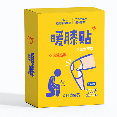 海氏海诺 暖膝贴 4贴入