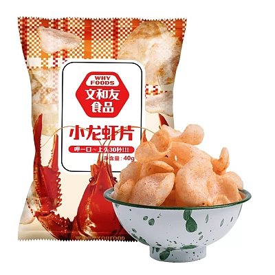 文和友 虾片 麻辣小龙虾味 40g