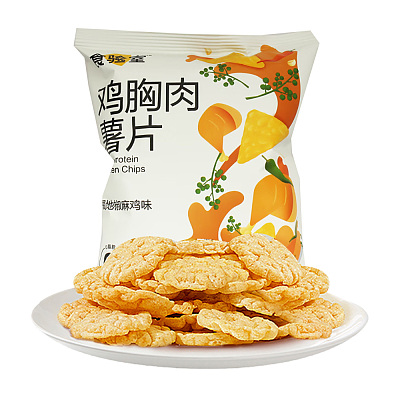 食验室 鸡胸肉薯片 蜀地椒麻鸡味 30g