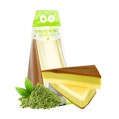 小白心里软 三明治蛋糕  抹茶味 90g