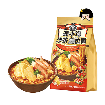 满小饱 沙茶皇拉面 258.7g