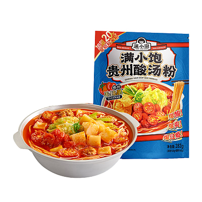 满小饱 贵州酸汤粉  惠享装 不含夺夺粉 282g